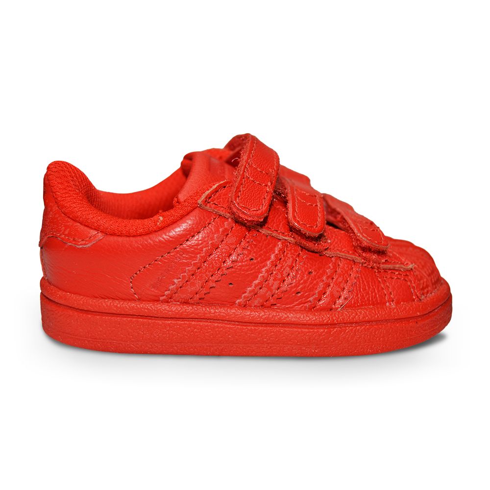 Adidas Superstar CF I UK for toddlers Infants AQ3061 Red – Foot