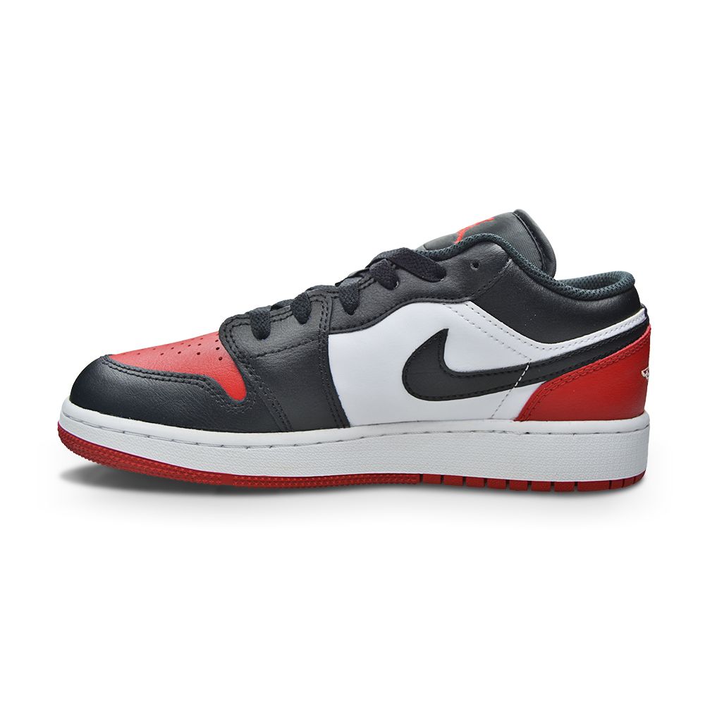 Juniors Nike Air Jordan 1 Low 'Bred Toe'