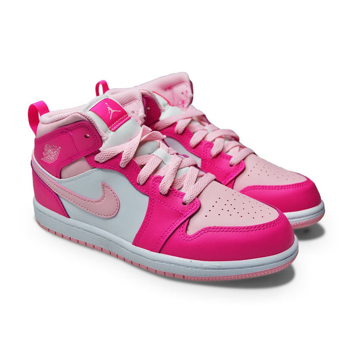 Juniors Nike Jordan 1 Mid (GS) "Fierce Pink"