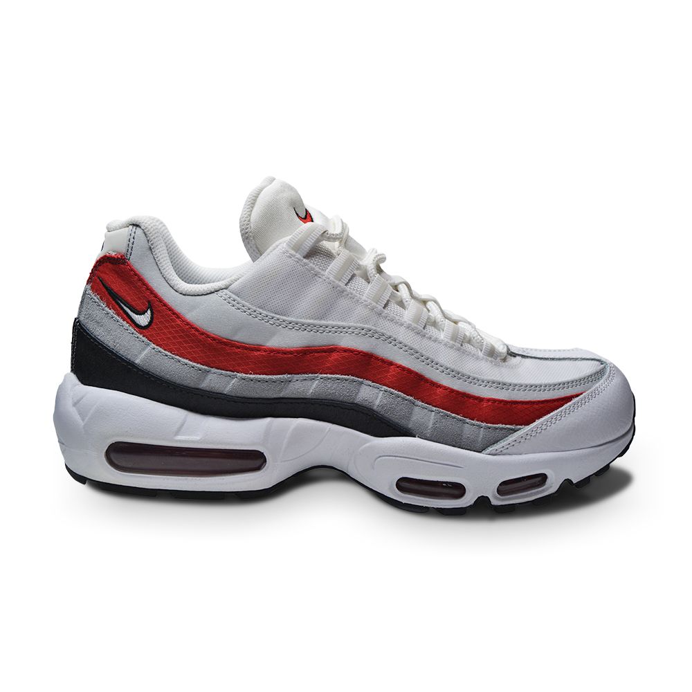 Mens Nike Air Max 95 Essential DQ3430 001- Black White Varsity Red