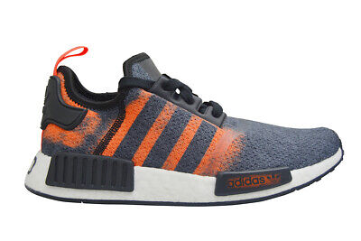 Mens Adidas NMD R1 - G27917 - Black Orange Foot World Mens Adidas NMD R1 - G27917 - Black Orange Foot World