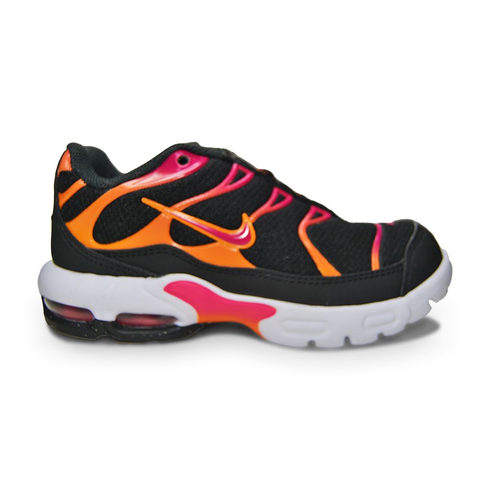 Infants Nike Air Max Plus (TD) DX9266 001 Black Active Pink