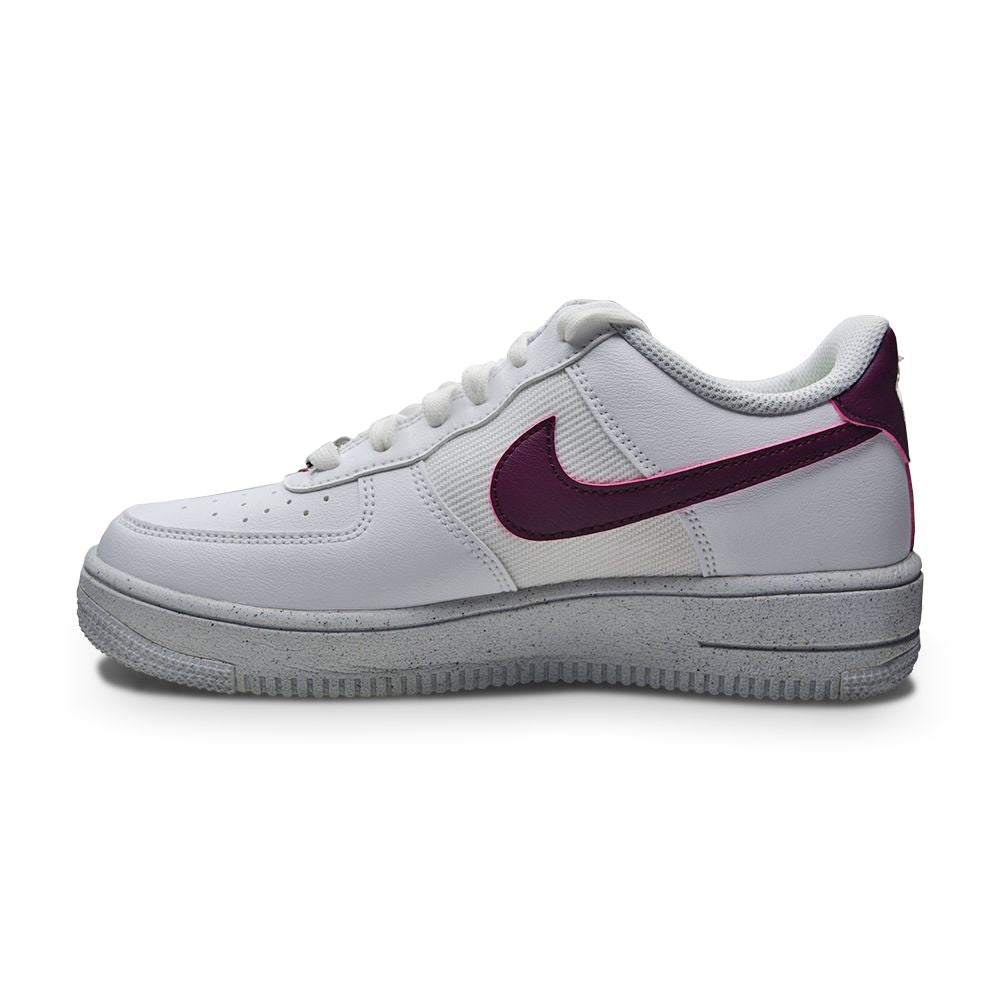 Juniors Nike Air Force 1 Crater NN (GS) - DH8695 100 - White Sangria Volt-Juniors-Nike-Nike Air Force 1 Crater NN-sneakers Foot World