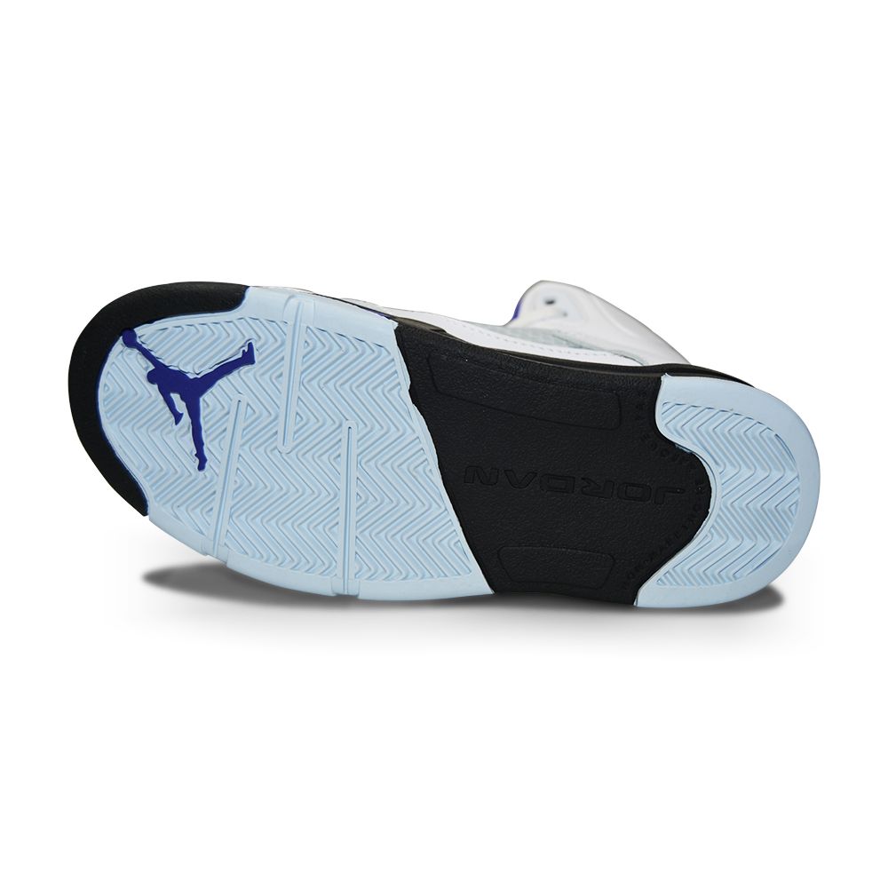 Kids Nike Air Jordan 5 Retro (PS) - 440889 141 - White Dark Concord Black