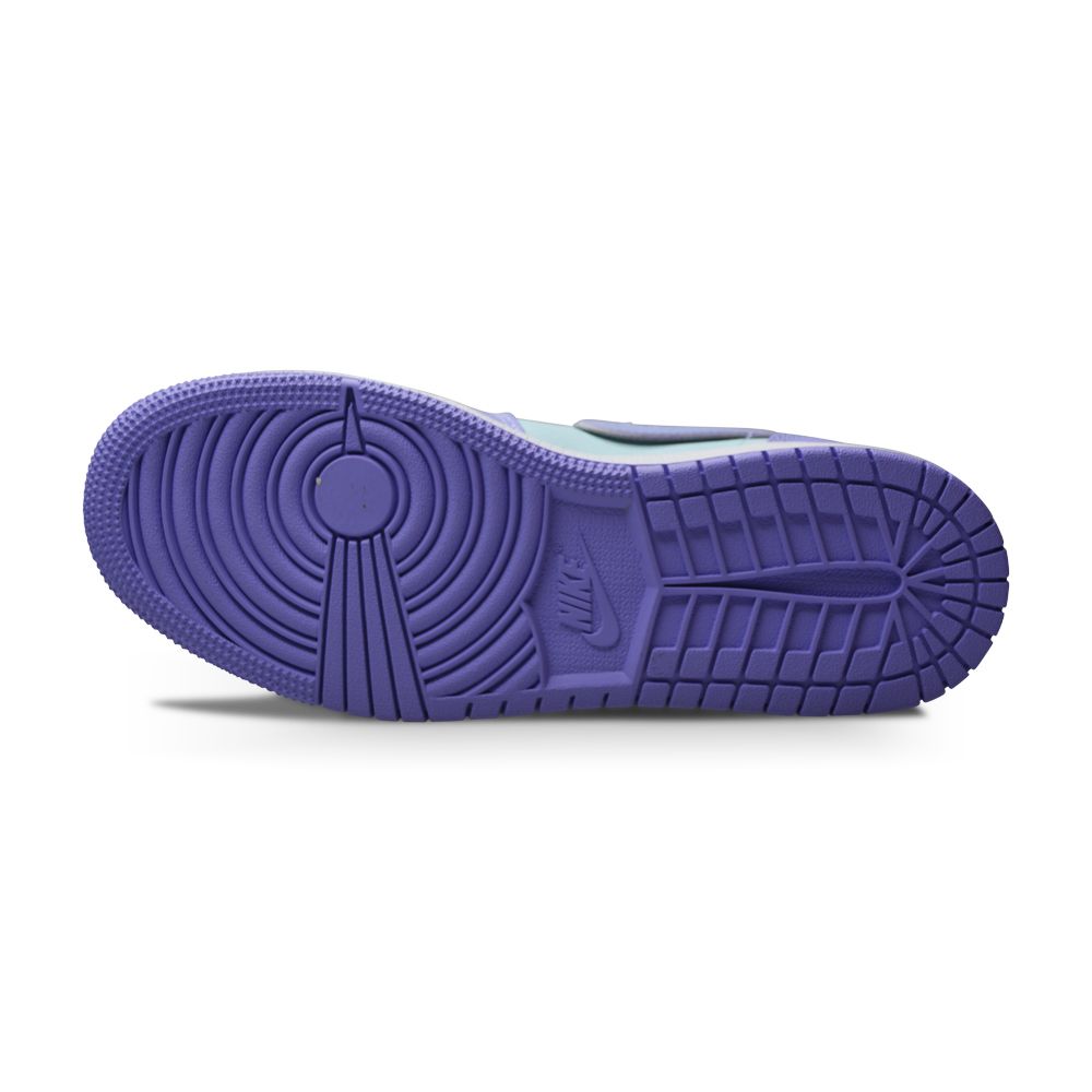 Juniors Nike Air Jordan 1 Mid (GS) - 554725 500 - Purple Pulse Arctic Punch