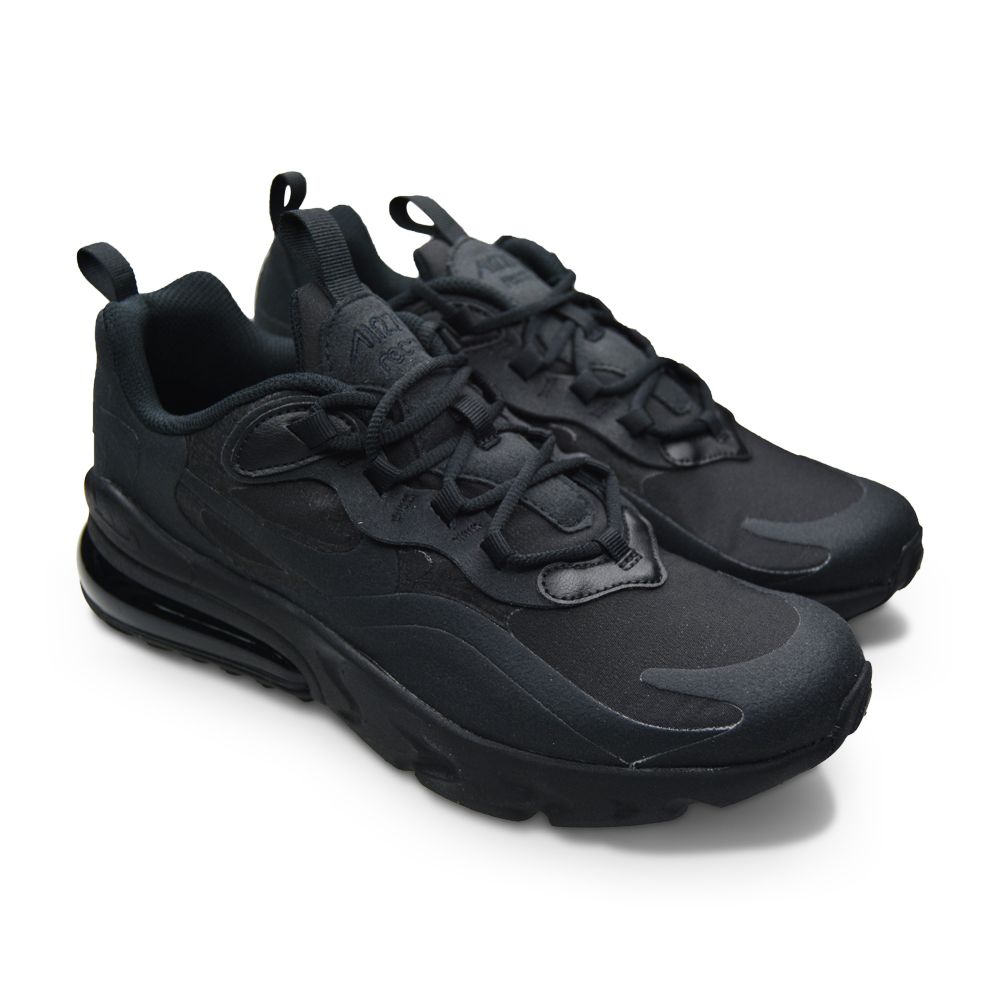Juniors Nike Air Max 270 React (GS) BQ0103 004 Triple Black Back to School shoes