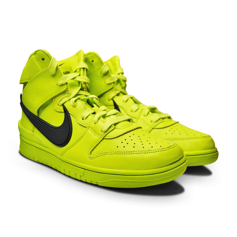 Mens Nike Dunk High x Ambush - CU7544 300- Flash Lime