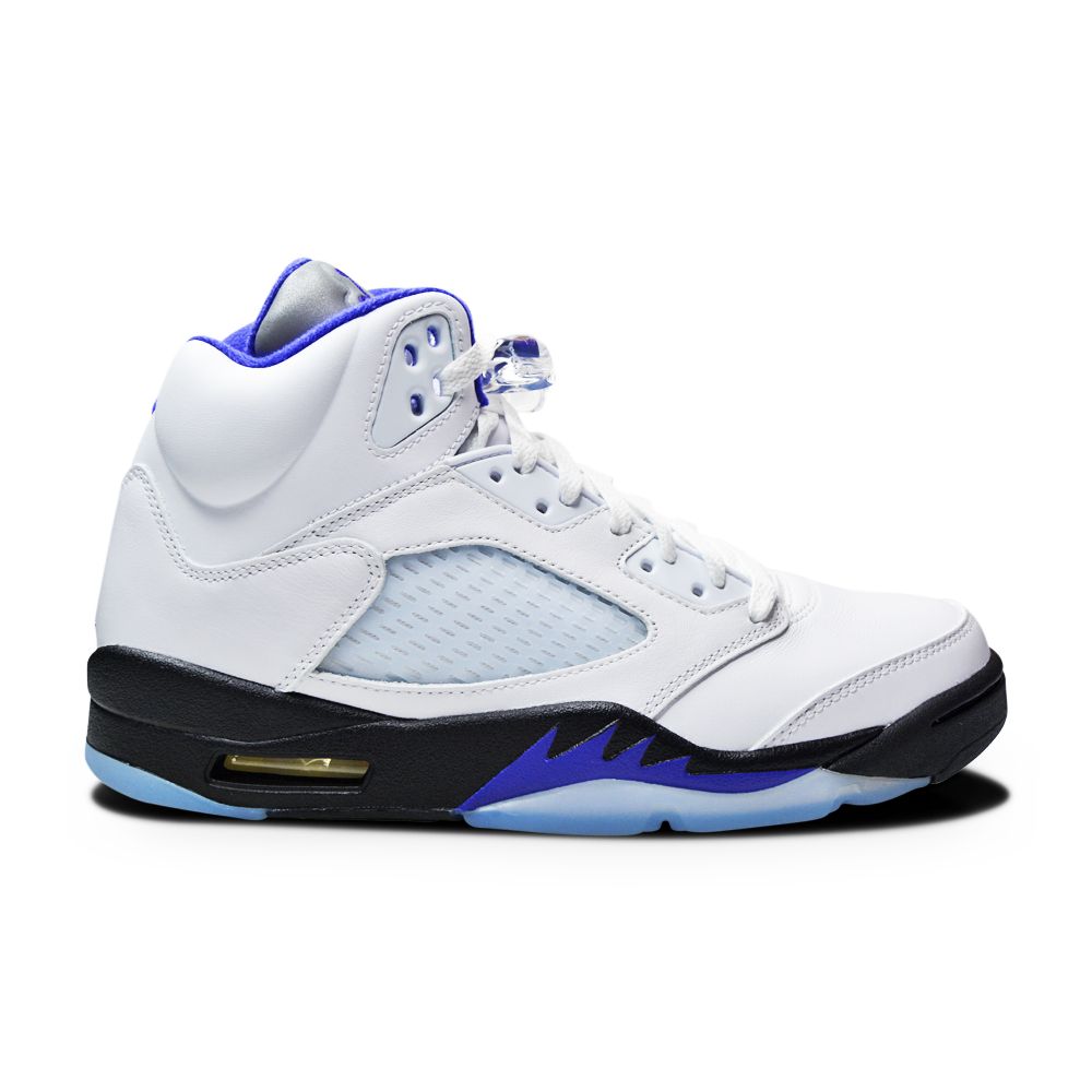 Hyper Royal White 5's Jordans Men's Shoes Air Jordan Retro