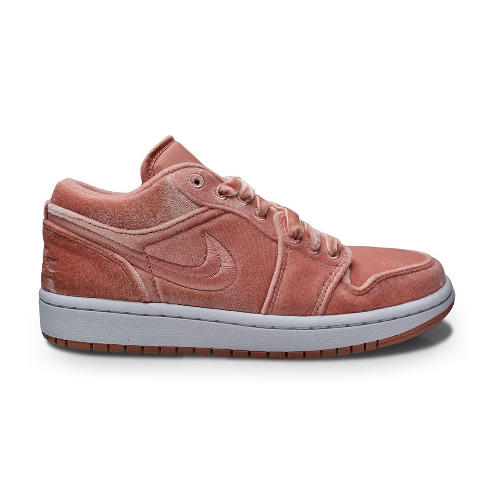 Womens Nike Air Jordan 1 Low SE - DQ8396 600 - Rust Pink White