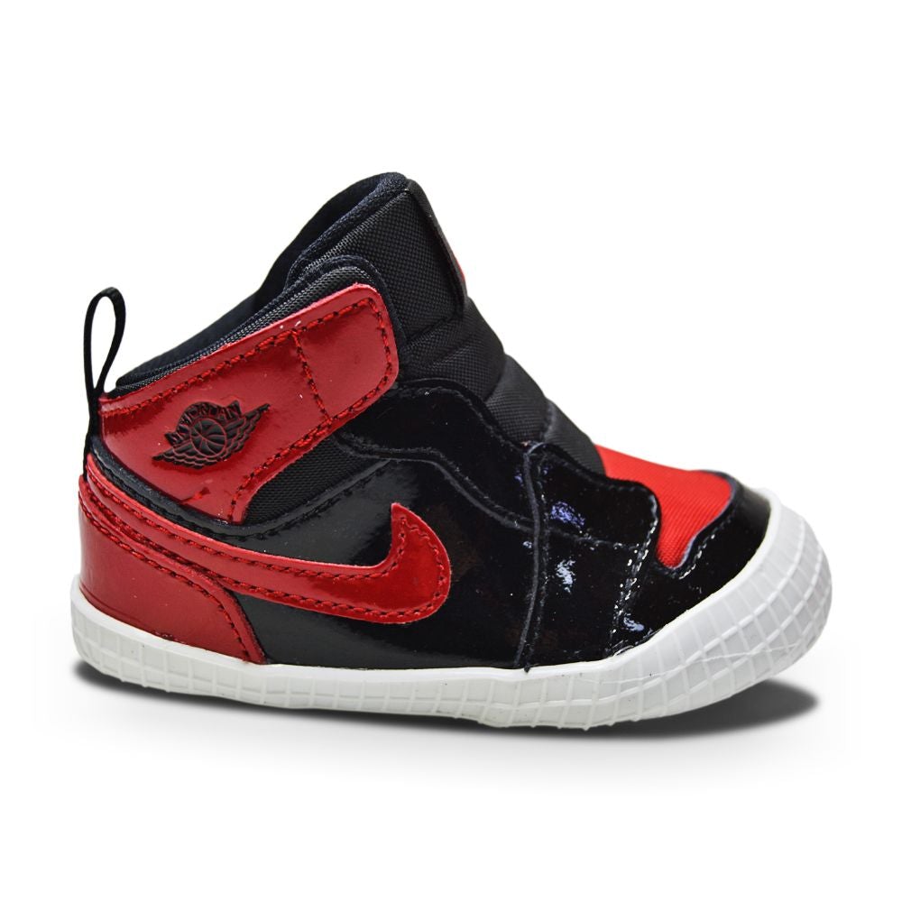 Babies Nike Jordan 1 Crib Bootie (PS) - AT3745 063- Black Varisity Red White-Babies-Nike-Foot World