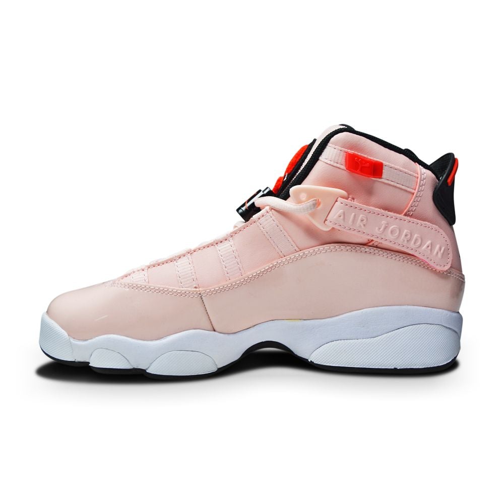 Juniors Nike Air Jordan 6 Rings (GS) - 323419 602 - Atmosphere Infrared 23 Black-Juniors-Nike-sneakers Foot World