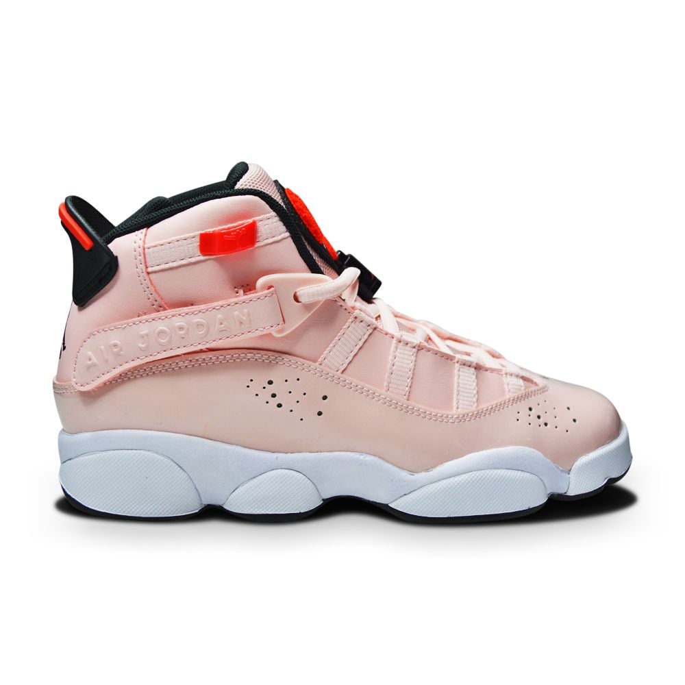 Juniors Nike Air Jordan 6 Rings (GS) - 323419 602 - Atmosphere Infrared 23 Black-Juniors-Nike-sneakers Foot World