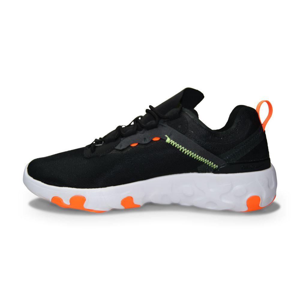 Juniors Nike Renew Element 55 GS - CV9644 001 - Black Ghost Green Total Orange-Juniors (3-6), Nike Brands, Nike Junior Footwear-Foot World UK