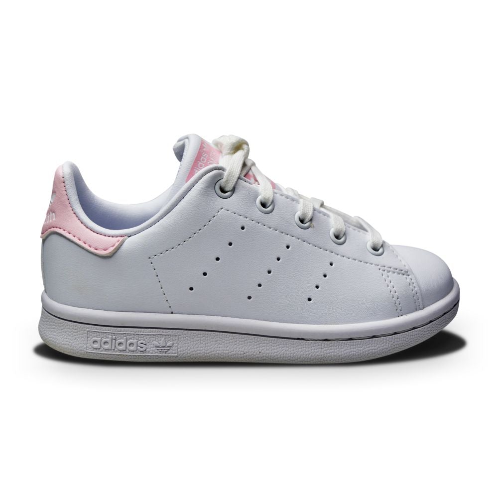 Kids Adidas Stan Smith C - GX7639 - White White Pink-Kids-Adidas-Stan Smith-sneakers Foot World