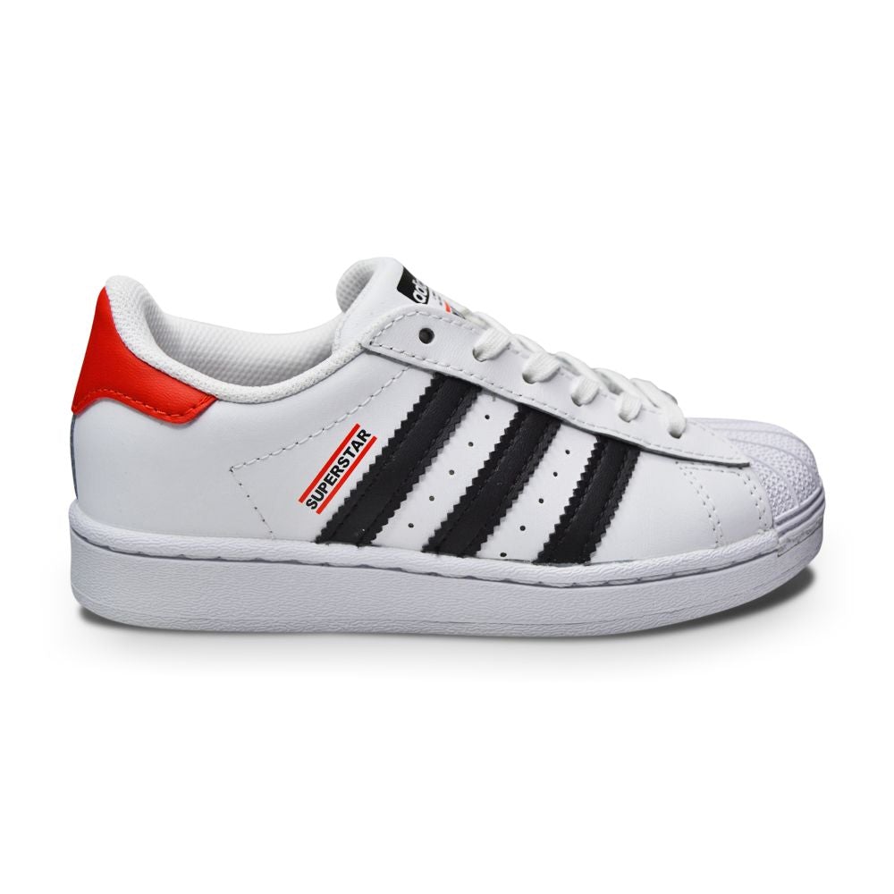Kids Adidas Superstar C - FY4062 - White White Hirere-Kids-Adidas-Superstar-sneakers Foot World