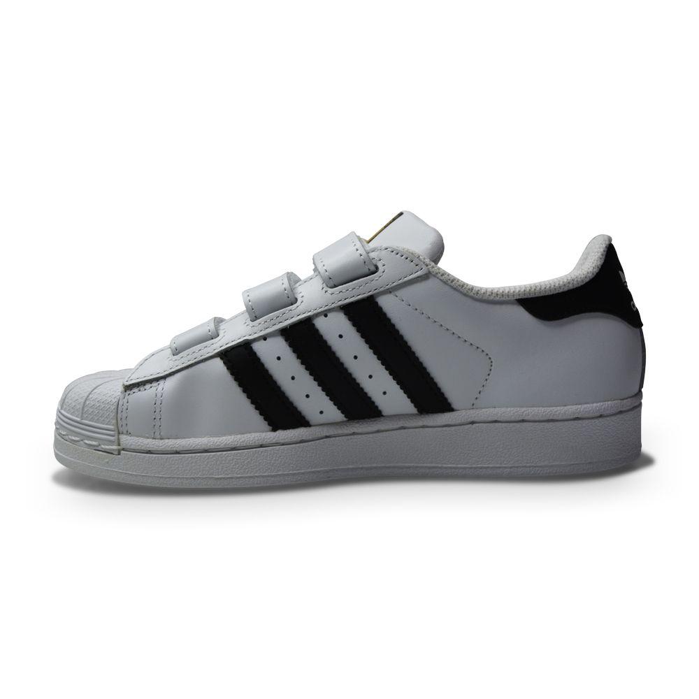 Kids Adidas Superstar CF C - B26070 - White Black-Adidas Brands, Footwear Kids, Kids, Kids (10-12.5)-Foot World UK