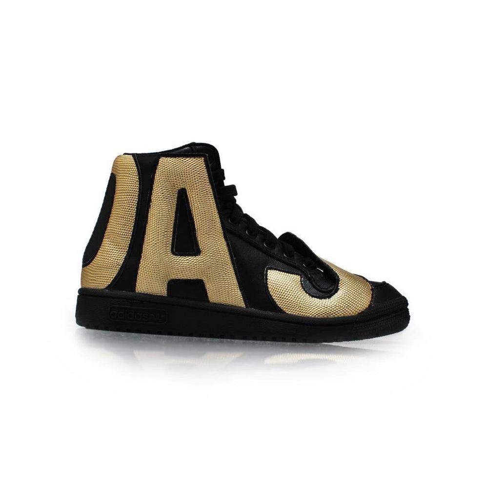 Mens Adidas Jeremy Scott JS Letters Gold *RARE* - M18990 - Black Gold Trainers â Foot World