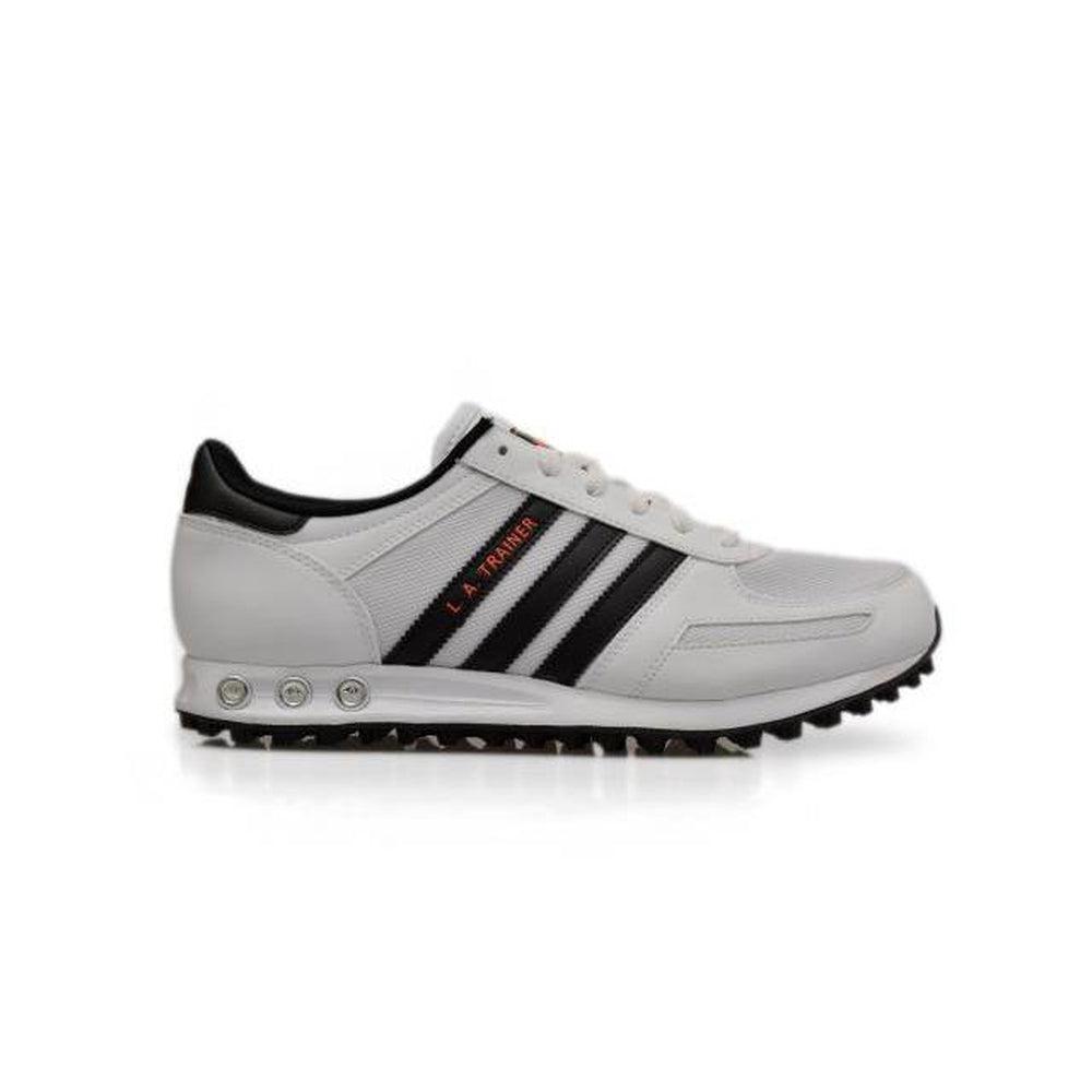 Mens Adidas LA Trainer M18 032 White Black Trainers – Foot World