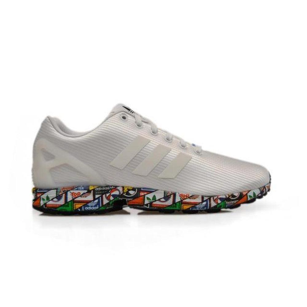 Mens Adidas ZX Flux *RARE* AF6390 White Multi Trainers – Foot