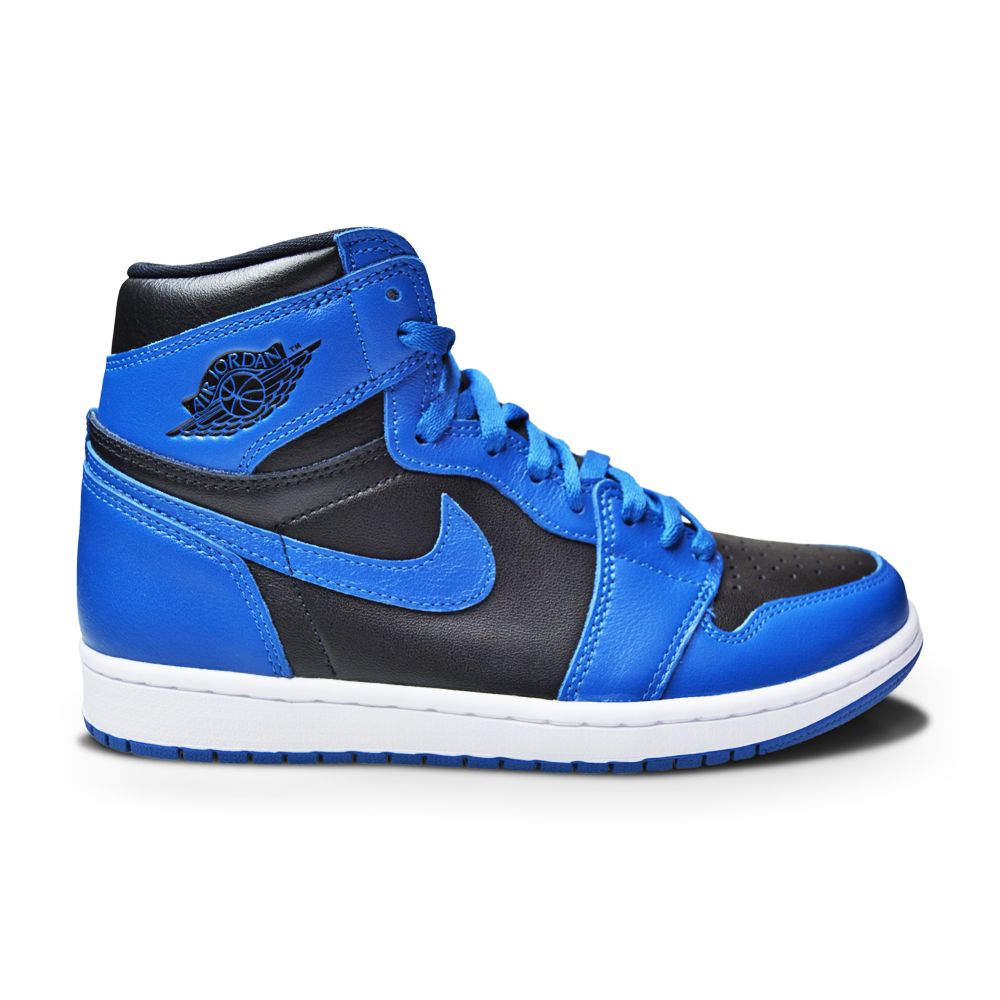 Mens Nike Air Jordan Retro High OG 555088 404 DK Marina Blue Black White
