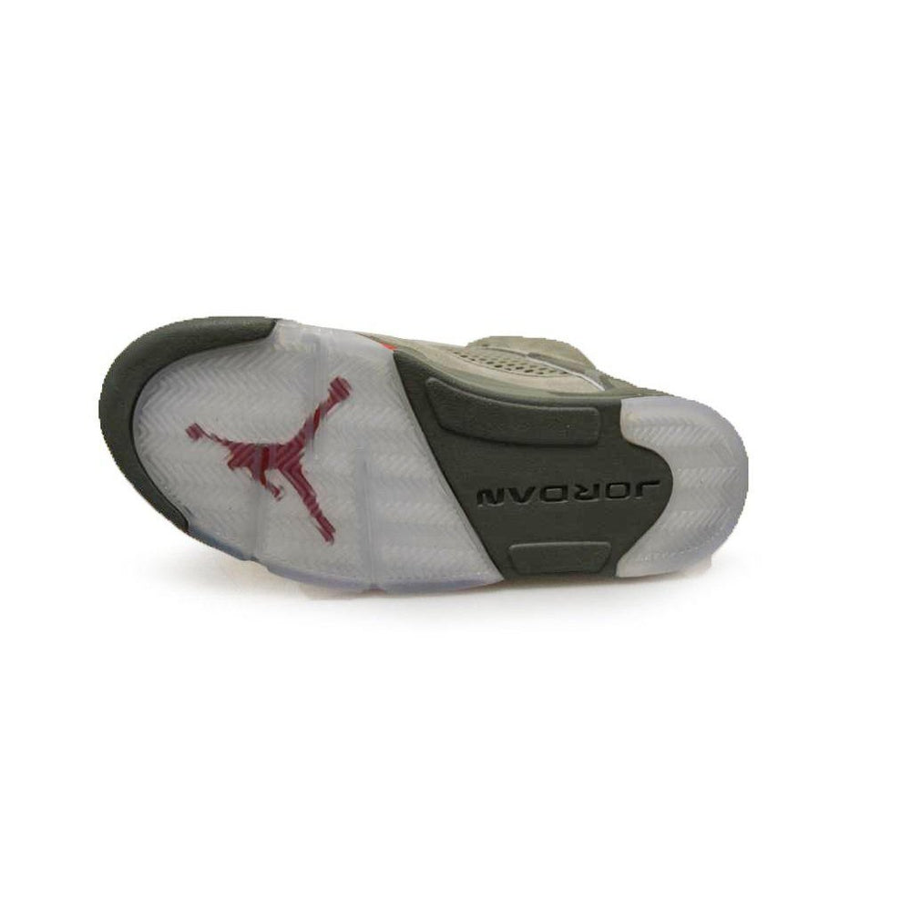 Mens Nike Air Jordan 5 Retro - 136027 051 - Dark Stucco River Rock Red Trainers-Basketball, Jordan Brands, Nike Brands-Foot World UK