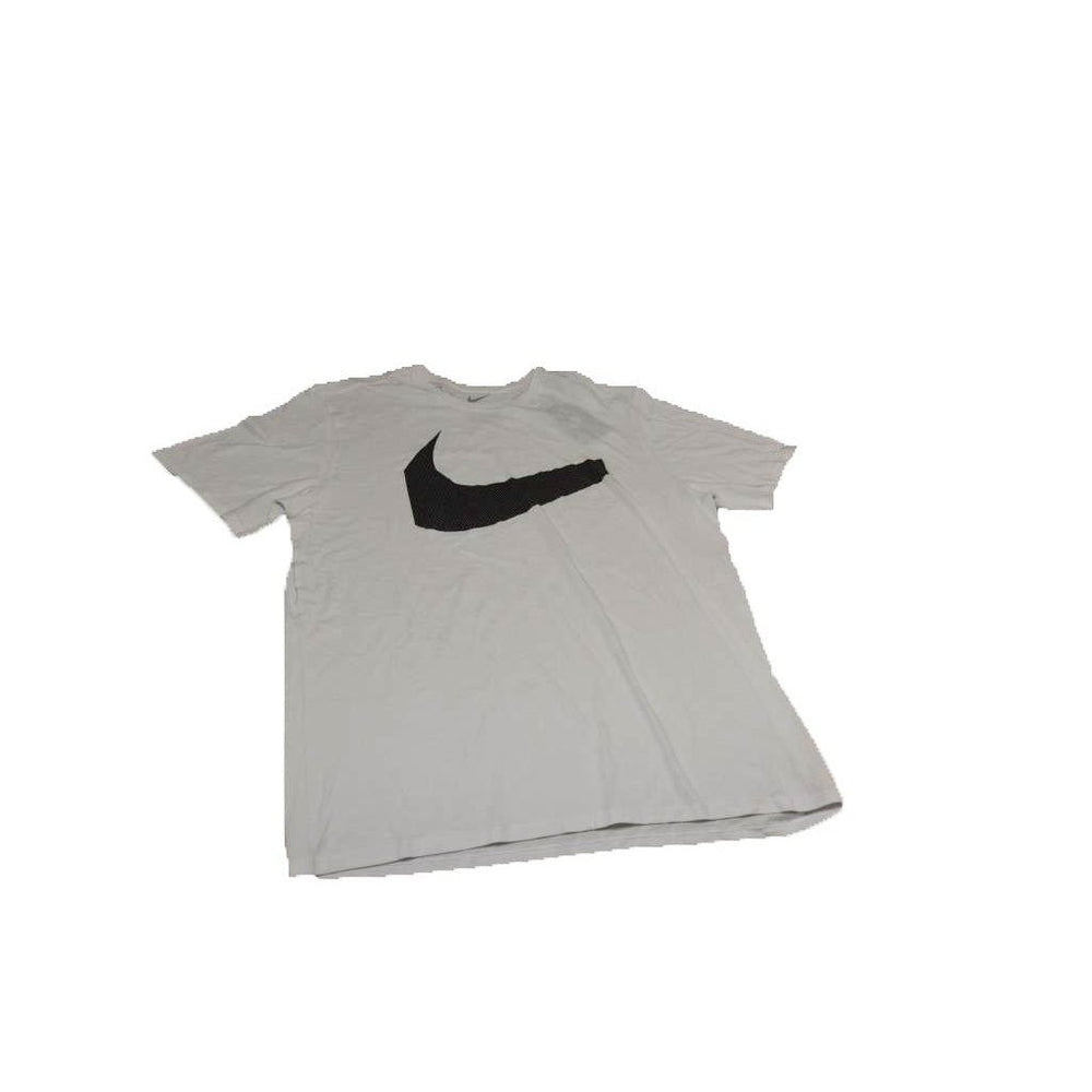 Men's Nike Dry Swoosh tee shirt - 875009 - White-Brands, Brands50, Clothing, Men, Nike, Nike Brands, T-Shirts-Foot World UK