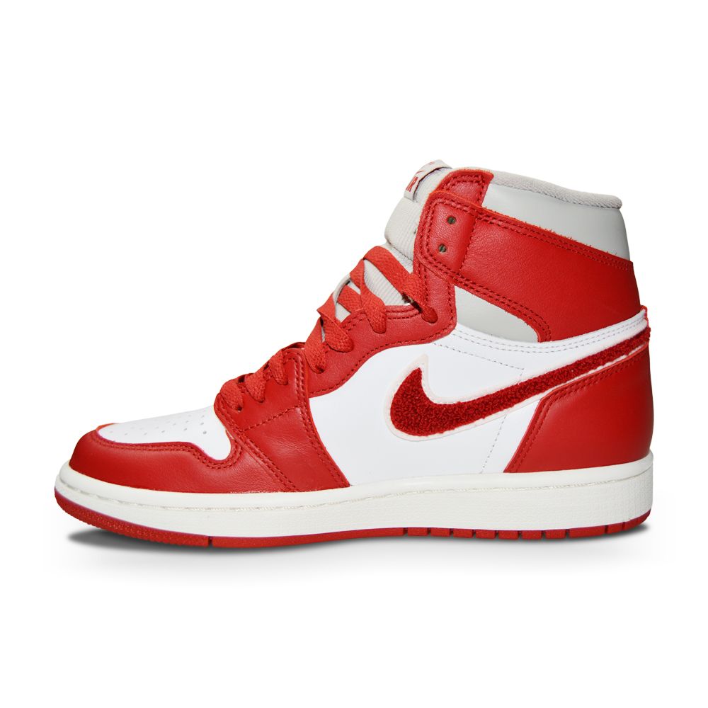 Women Nike Air Jordan 1 Retro High OG - DJ4891 061- Lt Iron Ore Varsity Red Sail-Womens-Nike-Nike Air Jordan 1 Retro High OG-sneakers Foot World