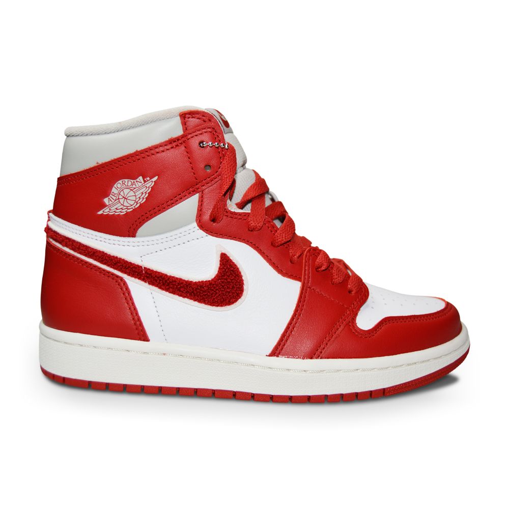 Women Nike Air Jordan 1 Retro High OG - DJ4891 061- Lt Iron Ore Varsity Red Sail-Womens-Nike-Nike Air Jordan 1 Retro High OG-sneakers Foot World