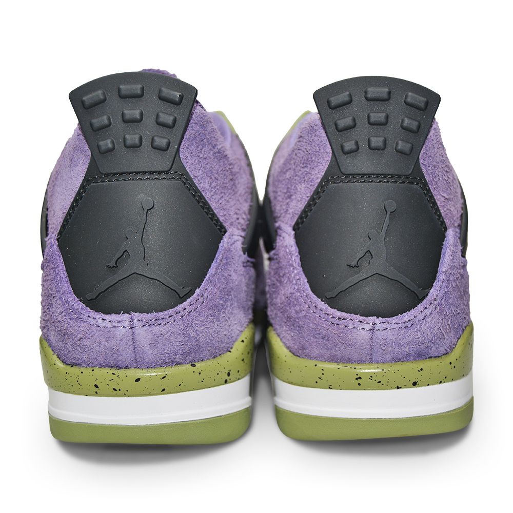 Womens Nike Air Jordan 4 Retro - AQ9129 500 - Canyon Purple Safety Orange-Womens-Nike-Nike Air Jordan 4 Retro-sneakers Foot World