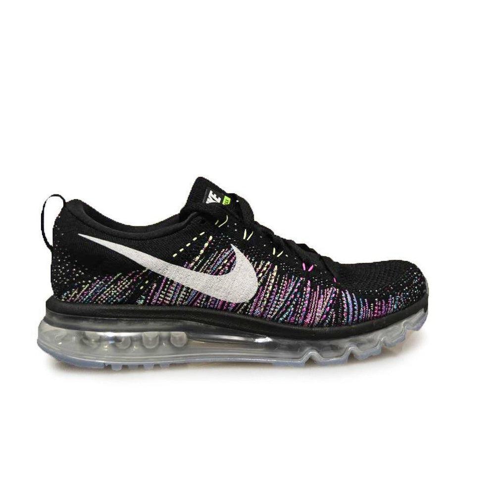 Womens Nike Air Max 2014 Flyknit - 620659-007 - Black White Green Trainers-Air Max, Brands Women, Brands50, Footwear Women, Free Run, Nike, Nike Brands, Running Footwear, Women-Foot World UK