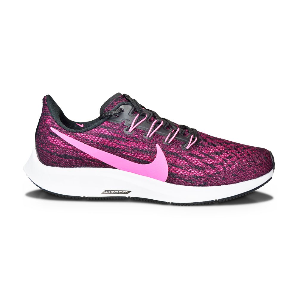 Womens Nike Air Zoom Pegasus 36 "Pink Blast" - AQ2210 009 - Black True Berry-Womens-Nike-Nike Air Zoom Pegasus 36-193150032516-sneakers Foot World