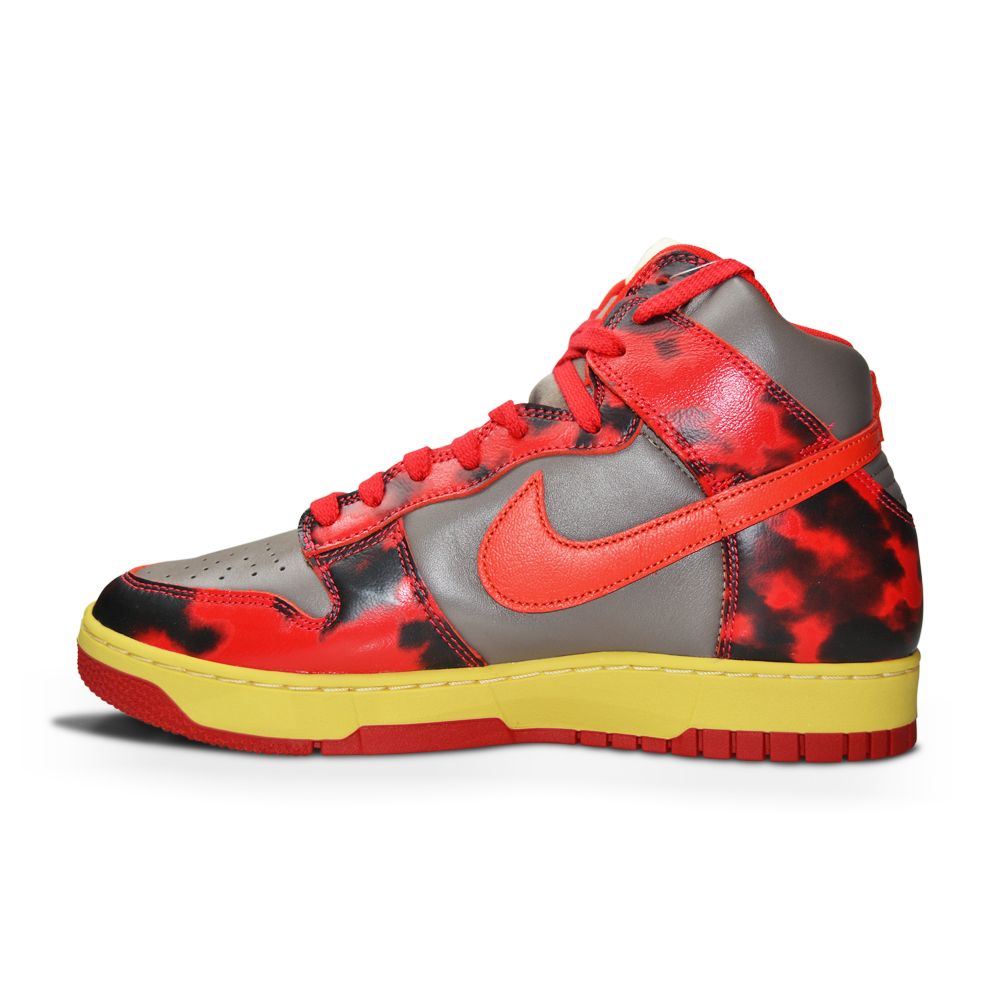 Womens Nike Dunk Hi 1985 SP "Acid Wash" - DD9404 600 - University Chile Red-Womens-Nike-Nike Dunk High-sneakers Foot World