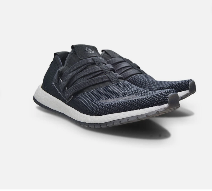 Mens Adidas PureBOOST R m - AQ3486 - Black White Trainers