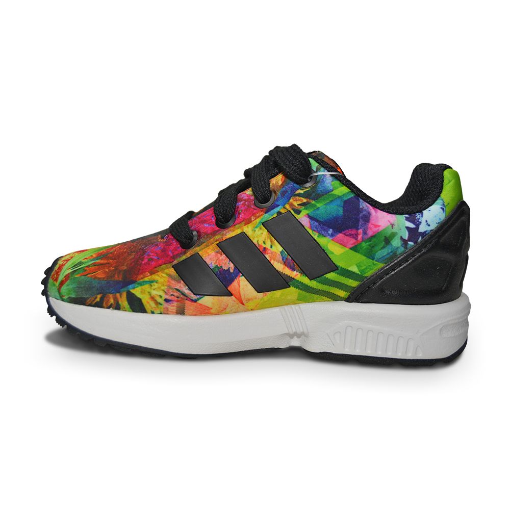 Infant's ZX Flux 'Multi' B24373 White Black Yellow UK EUR 23
