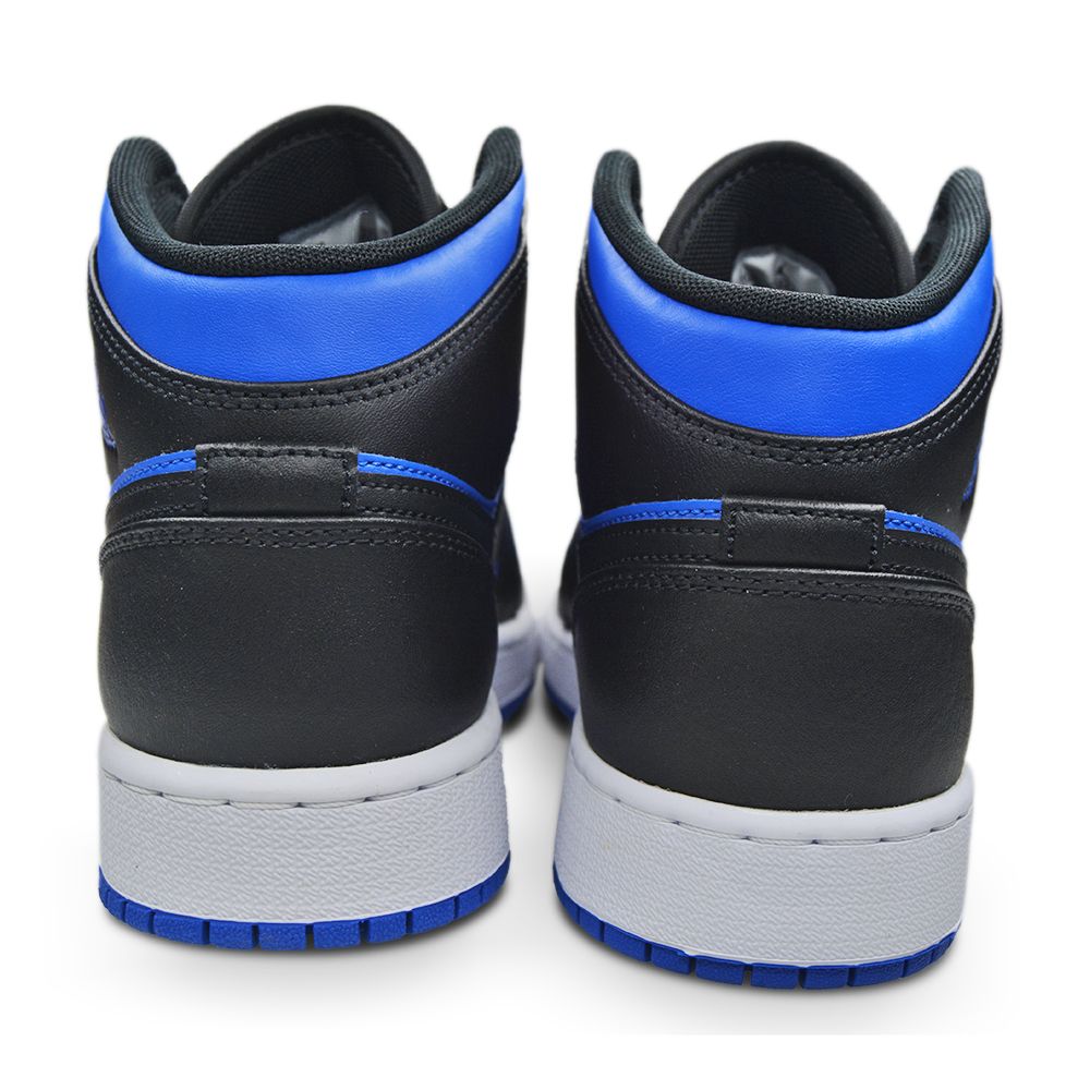 Nike Air Jordan 1 Mid "Varsity Royal' (GS) DQ842 042 Black Royal Blue