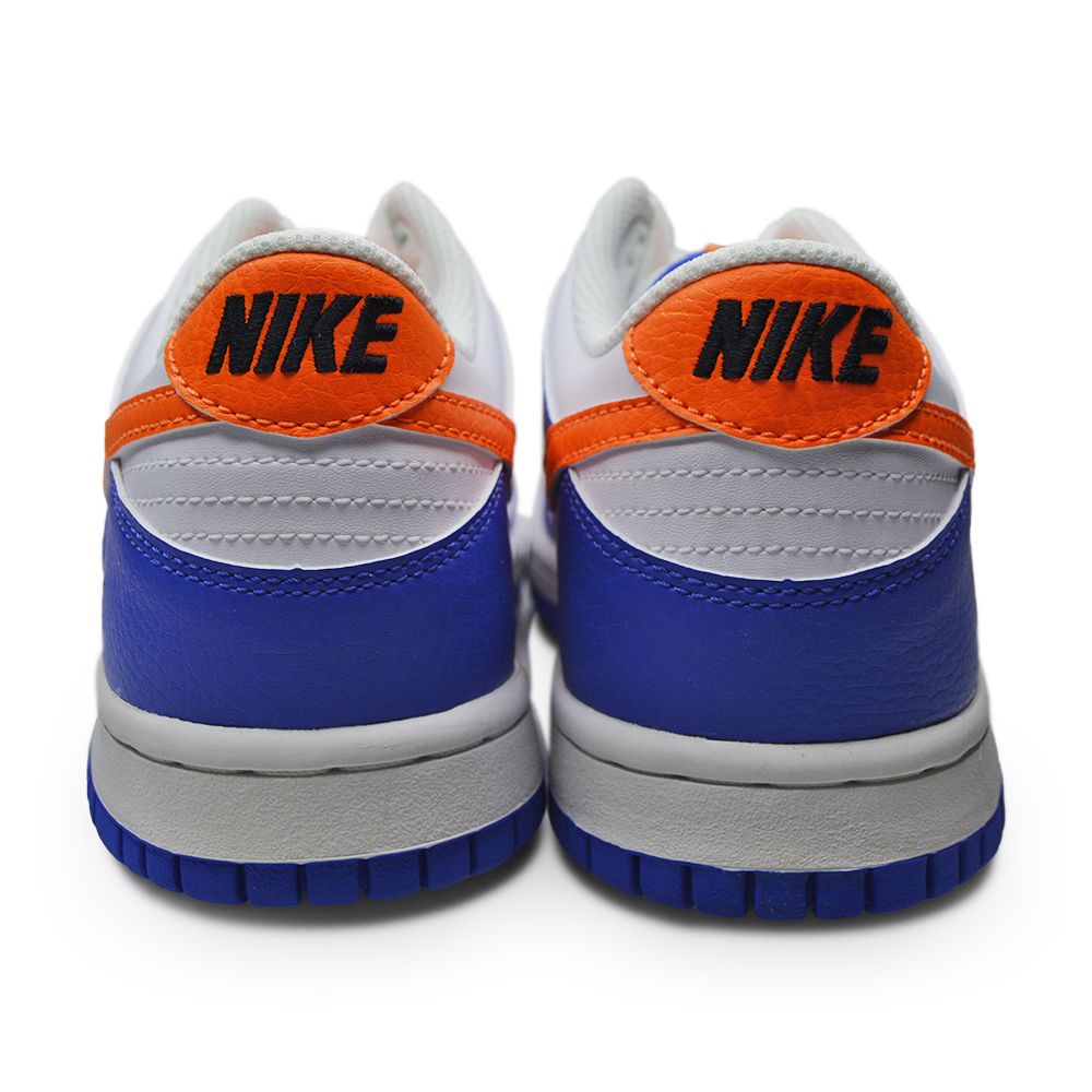 Juniors Nike Dunk Low (GS) "Knicks" FN7783 400 Blue Joy Bright Mandarin White