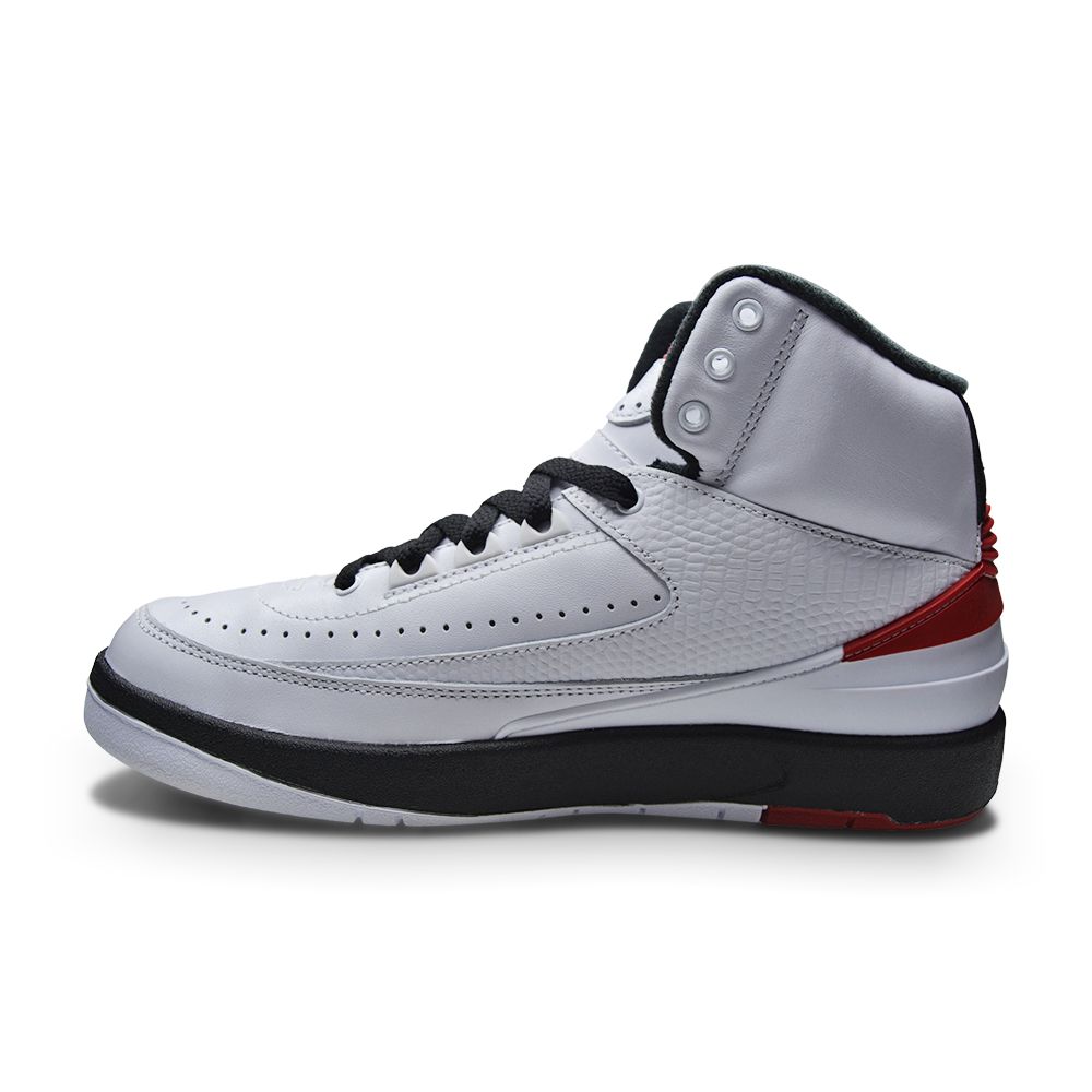 Juniors Nike Jordan 2 Retro (GS) - DX2591 106 - White Varsity Red Black