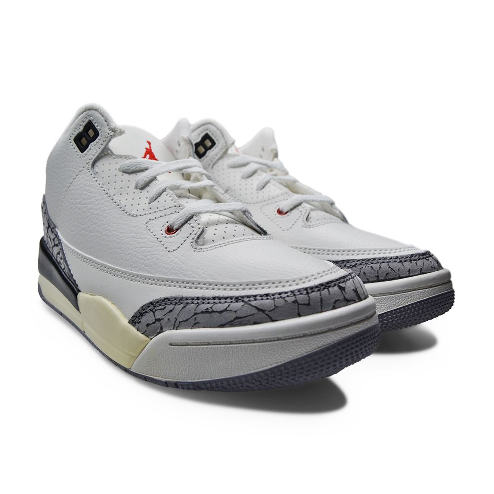Kids Nike Air Jordan 3 Retro (PS) - DM0966 100 - Summit White Fire Red Black