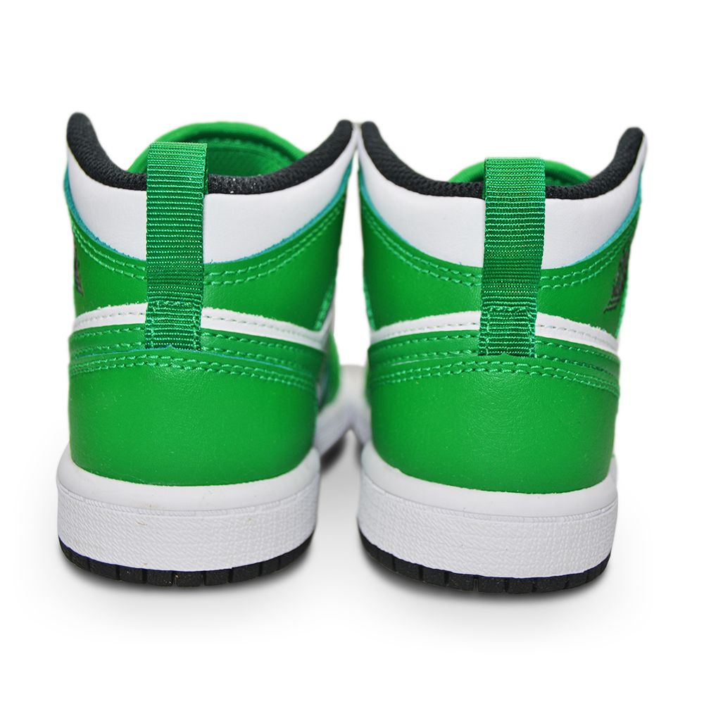 Kids Nike Jordan 1 Mid (PS) "Lucky Green"