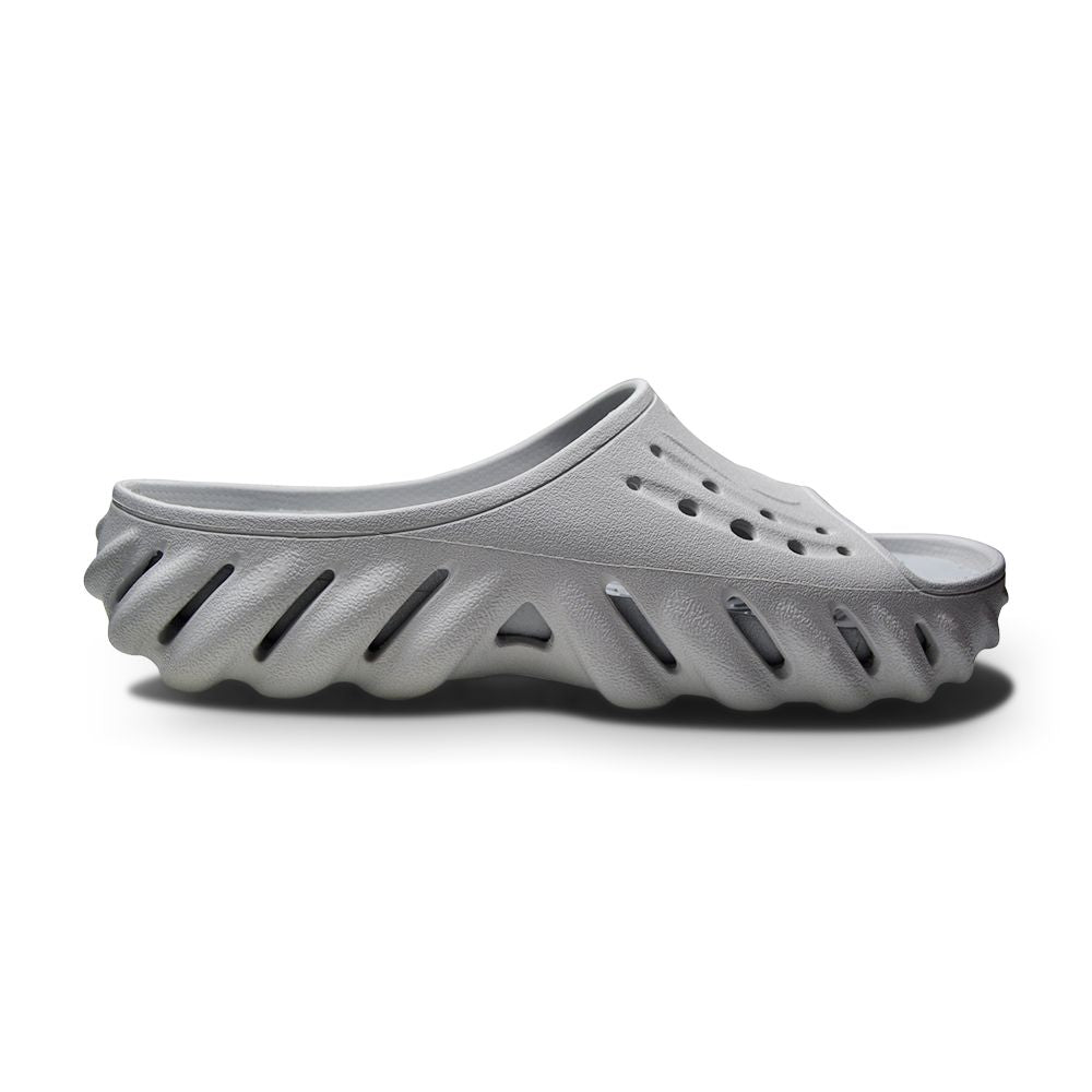 Mens Crocs Echo Slide Clogs - 209170-1FT - Grey