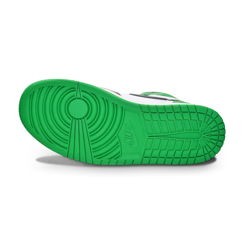 Mens Nike Air Jordan 1 Retro High OG - DZ5485 031 - Black "Lucky Green" White