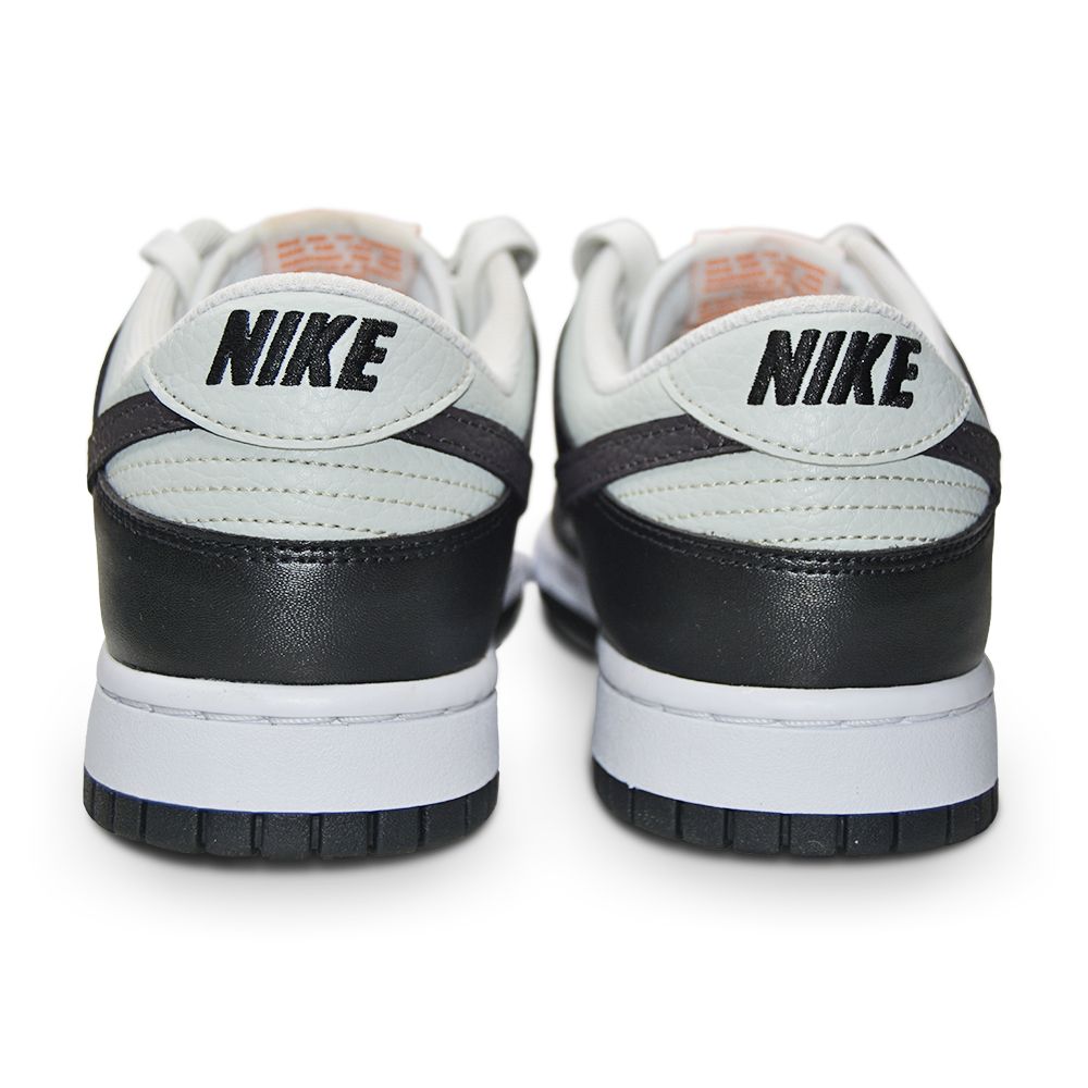 Mens Nike Dunk Low Mini Swoosh Black Grey Orange