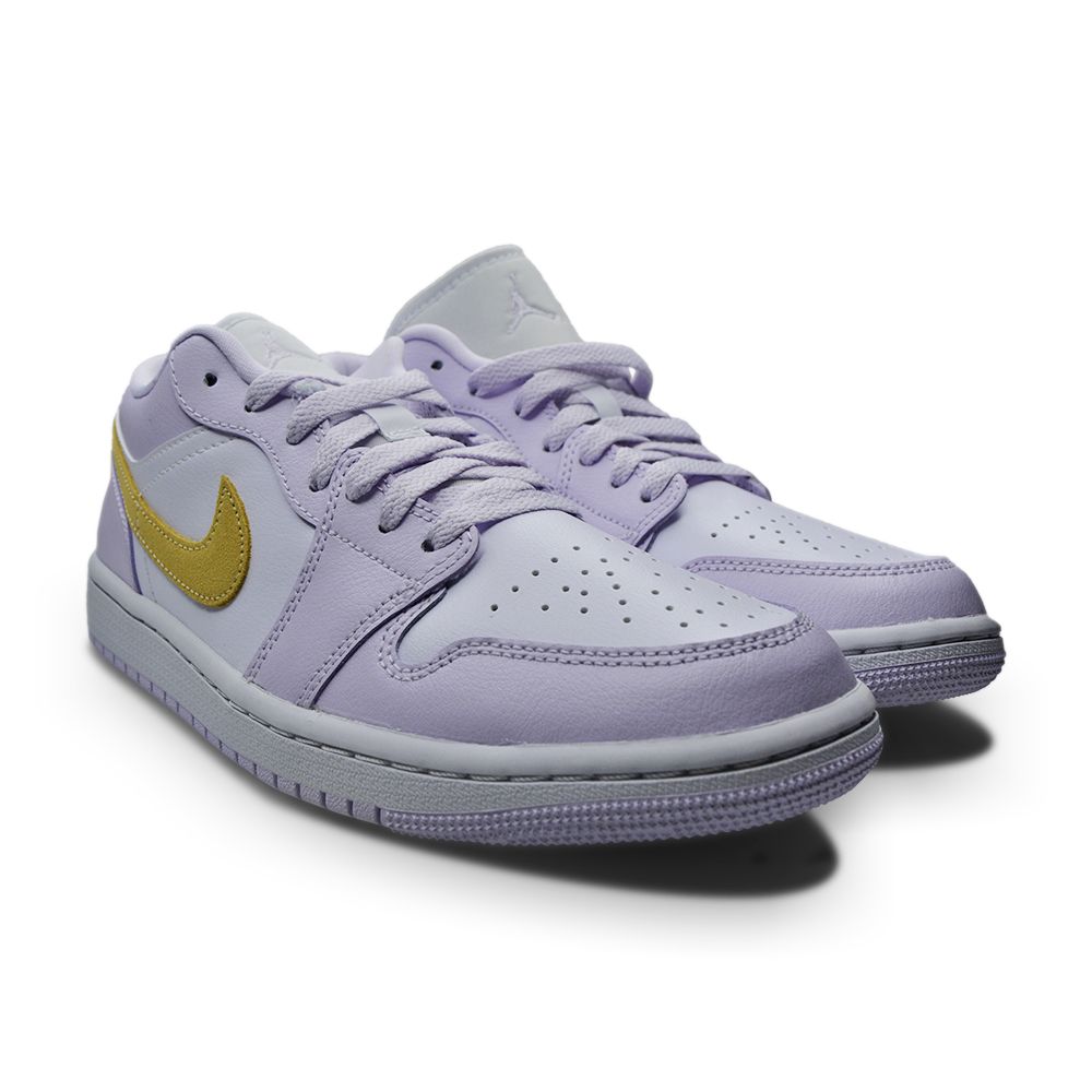 Women's Nike Air Jordan 1 Low - DC0774 501 - Barely Grape Lemon Wash White