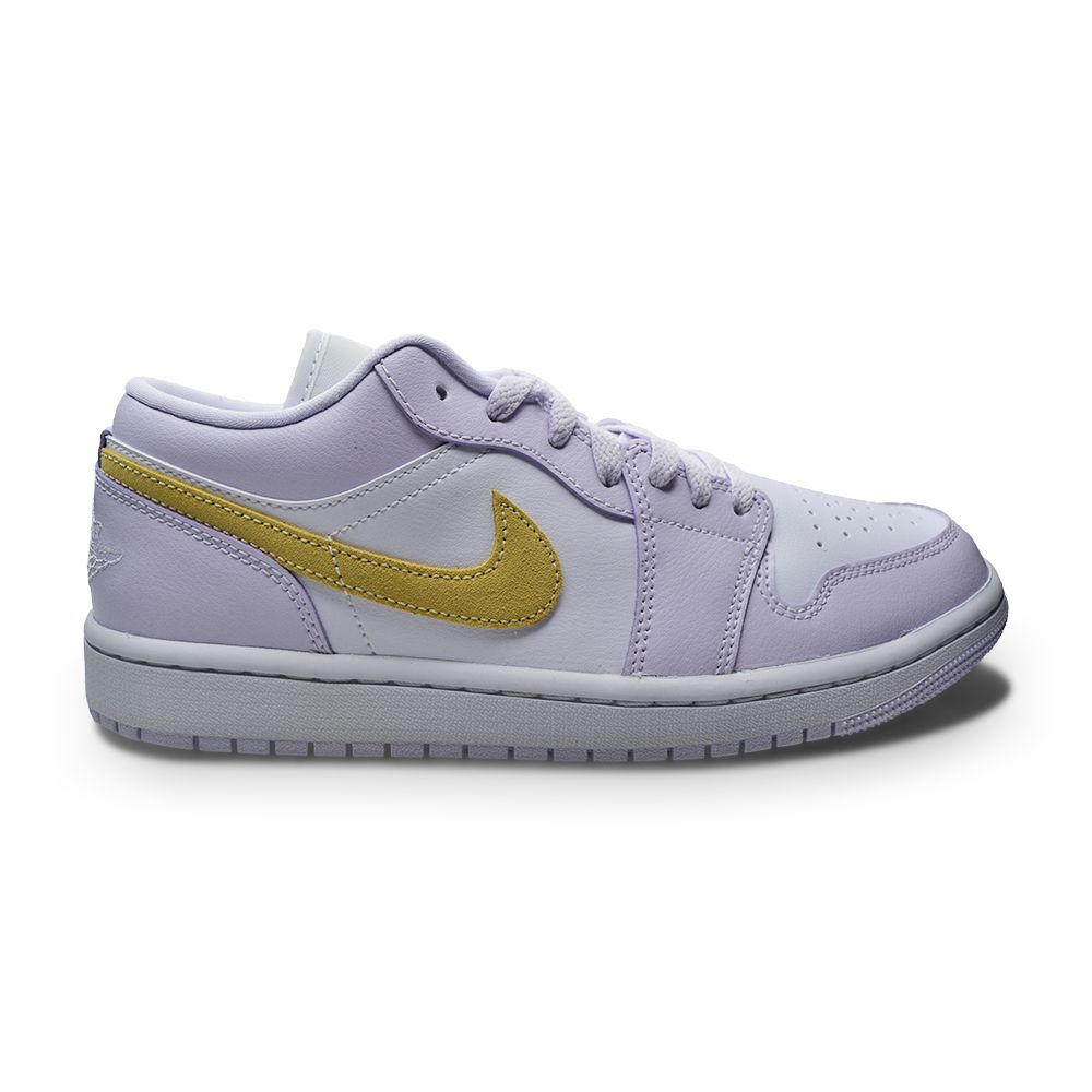 Women's Nike Air Jordan 1 Low - DC0774 501 - Barely Grape Lemon Wash White