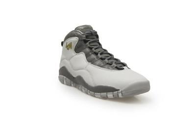 Nike Air Jordan 10 Retro "London" BG UK 4.5 310806 004 Grey Gold Trainers