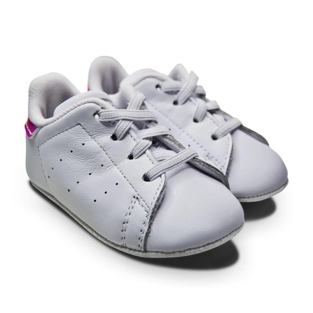 Babies Adidas Stan Smit Crib CG6543- FTWWHT SILVMT – Foot World