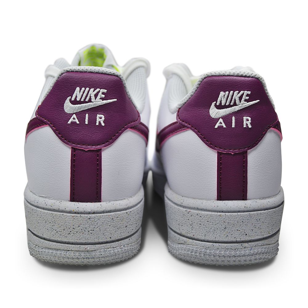 Juniors Nike Air Force 1 Crater NN (GS) - DH8695 100 - White Sangria Volt-Juniors-Nike-Nike Air Force 1 Crater NN-sneakers Foot World