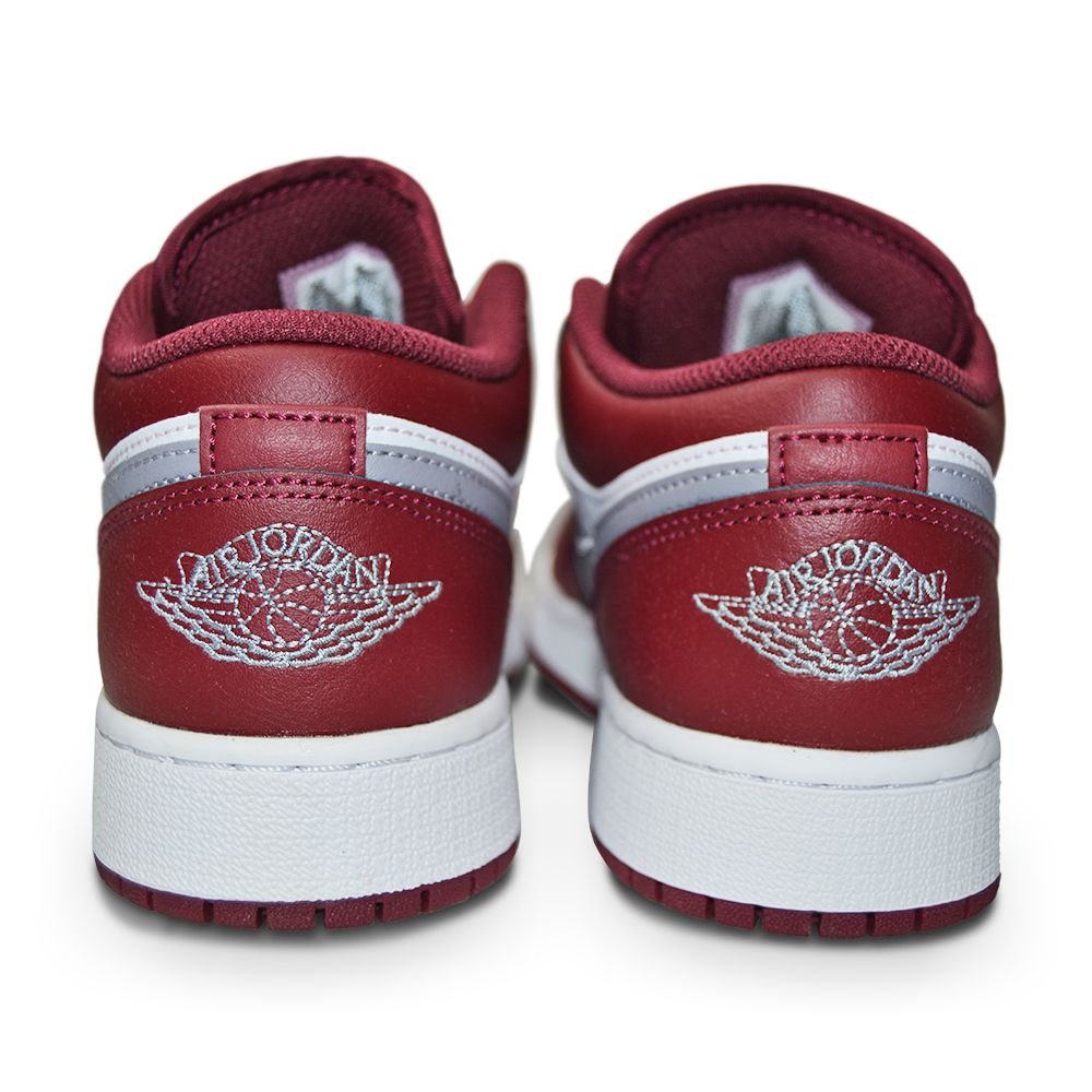 Juniors Nike Air Jordan 1 Low (GS) - 553560 615 - Cherrywood Red Cement Grey
