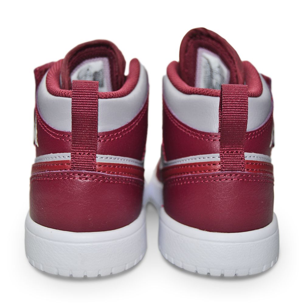 Kids Nike Jordan 1 Mid Alt (PS) - DQ8427 615 - Cherrywood Red White