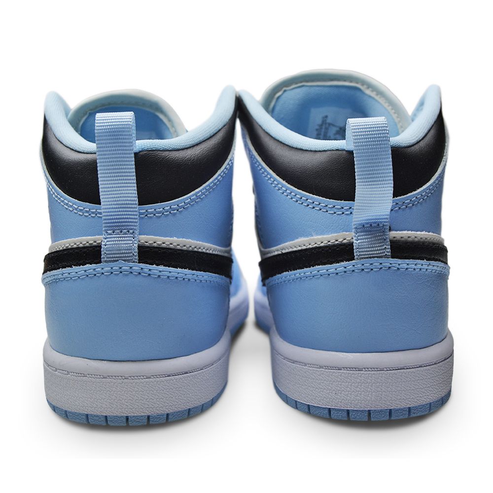 Kids Nike Jordan 1 Mid (PS) - 640737 401 - Ice Blue Black Sail White